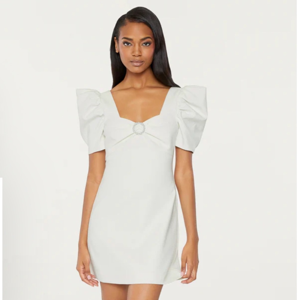 Likely Women’s Mini Bronte Dress White